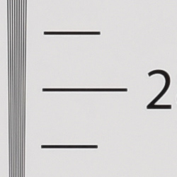 Strong detail to ~2,750 lines horizontal Camera JPEG