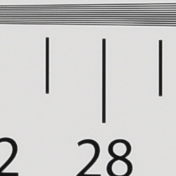 Strong detail to ~2,850 lines vertical Camera JPEG