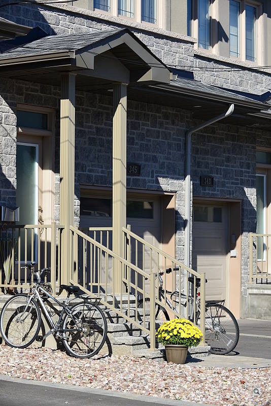 Full sunlight is a great candidate for HDR images, such as this front step where the