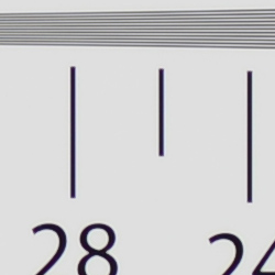 Strong detail to ~2,700 lines vertical Camera JPEG