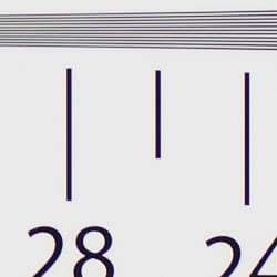 Strong detail to ~2,700 lines vertical ACR processed Raw