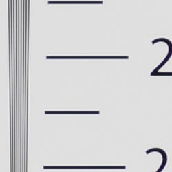 Strong detail to ~2,600 lines horizontal Camera JPEG