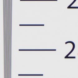 Strong detail to ~2,800 lines horizontal ACR processed RAW
