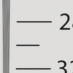 Strong detail to ~2,900 lines horizontal Camera JPEG