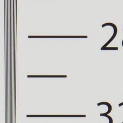 Strong detail to ~2,950 lines horizontal ACR processed RAW