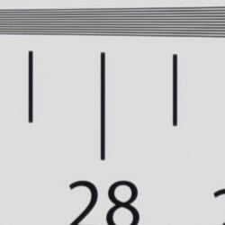 Strong detail to ~2,850 lines vertical Camera JPEG