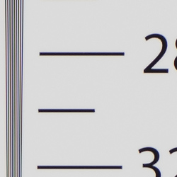 Strong detail to ~2,900 lines horizontal ACR processed RAW