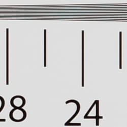 Strong detail to ~2,550 lines vertical Camera JPEG