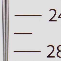 Strong detail to ~2,550 lines horizontal ACR processed RAW