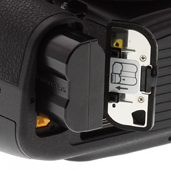 Replacing the D700's EN-EL3e battery pack is the same EN-EL15 pack found in the D7000 and