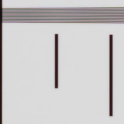 Strong detail to >4,000 lines vertical ACR processed RAW