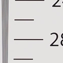 Strong detail to ~2,700 lines horizontal Camera JPEG