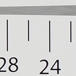 Strong detail to ~2,450 lines vertical Camera JPEG
