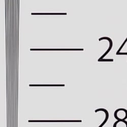 Strong detail to ~2,450 lines horizontal Camera JPEG
