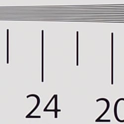 Strong detail to ~2,300 lines vertical Camera JPEG