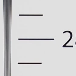 Strong detail to ~2,750 lines horizontal Camera JPEG