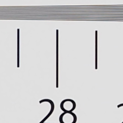 Strong detail to ~2,750 lines vertical Camera JPEG
