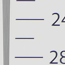 In-camera JPEG: Strong detail to ~2,550 lines horizontal