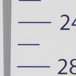ACR converted RAW: Strong detail to ~2,550 lines horizontal