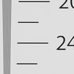 Strong detail to ~2,300 lines horizontal Camera JPEG