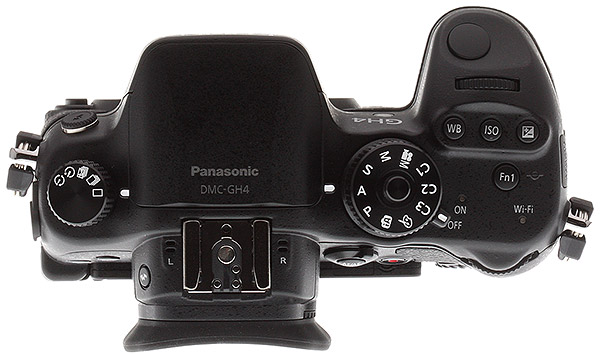 Panasonic GH4 Review -- Top view