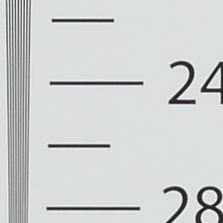Strong detail to ~2,500 lines horizontal Camera JPEG