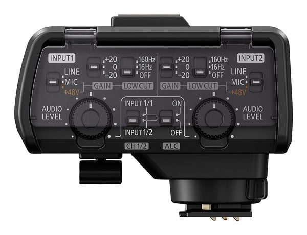 Panasonic GH5 review -- Optional XLR microphone adapter
