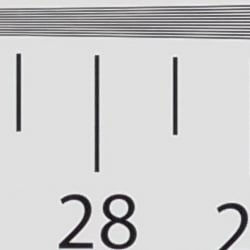 Strong detail to ~2,700 lines vertical Camera JPEG