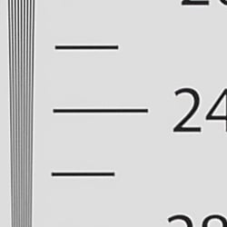 Strong detail to ~2,450 lines horizontal Camera JPEG