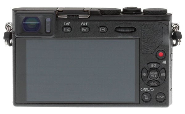 Panasonic GM5 Review -- back controls