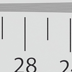 Strong detail to ~2,700 lines vertical Camera JPEG