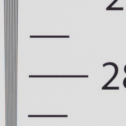 Strong detail to ~2,700 lines horizontal ACR converted raw