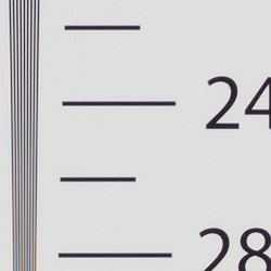 Strong detail to ~2,450 lines horizontal ACR converted raw