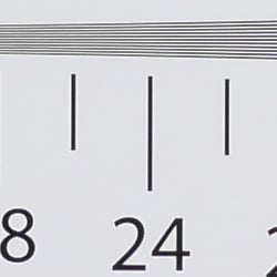 Strong detail to ~2,350 lines vertical Camera JPEG