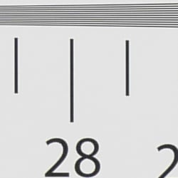 Strong detail to ~2,750 lines vertical Camera JPEG