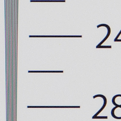 ACR converted RAW: Strong detail to ~2,500 lines horizontal