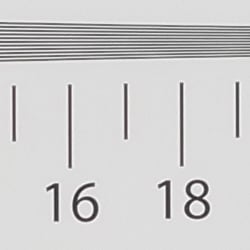 Strong detail to ~1,700 lines vertical Camera JPEG