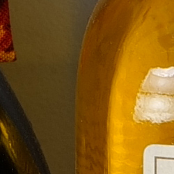 100% crop from Panasonic S1R test image taken at ISO 100