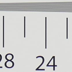 In-camera JPEG: Strong detail to ~2,500 lines vertical