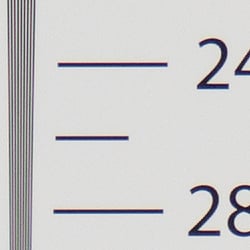 ACR converted RAW: Strong detail to ~2,600 lines horizontal