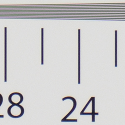 ACR converted RAW: Strong detail to ~2,500 lines vertical
