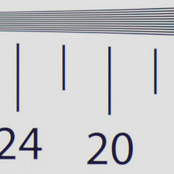 Strong detail to 2,100 lines vertical ACRprocessed RAW