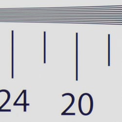 Strong detail to 2,100 lines vertical ACRprocessed RAW