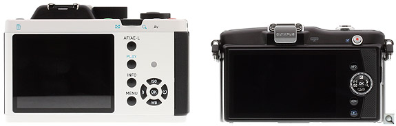 The Pen Mini also uses a 16:9 display instead of the K-01's 4:3 display. Neither is