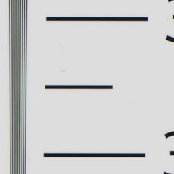 Strong detail to ~3,450 lines horizontal ACR processed RAW