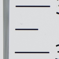 Strong detail to ~3,450 lines horizontal Camera JPEG