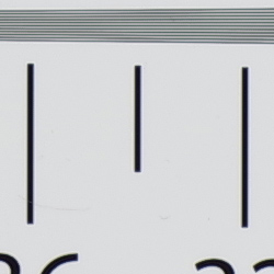 Strong detail to ~3,450 lines vertical Camera JPEG