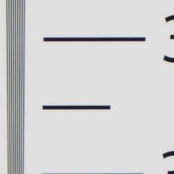 Strong detail to ~3,450 lines horizontal ACR processed RAW