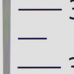 Strong detail to ~3,450 lines horizontal ACR processed RAW