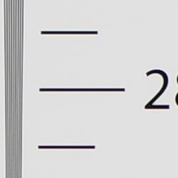 Strong detail to ~2,700 lines horizontal Camera JPEG